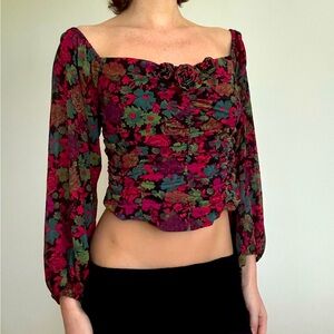 NWT Free People Oh Layla crop top